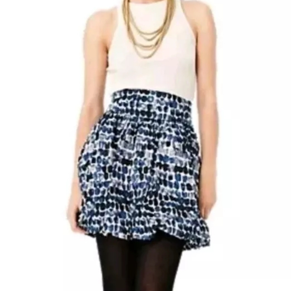 Kate Spade Saturday Bubble Skirt Blue‎ Paint Dot